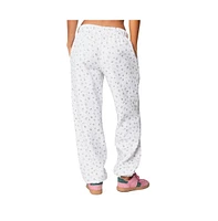 Edikted Women's Bouquet Oversized Sweatpants