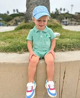 Bits & Bows Boys' Little Brother Baseball Hat in Blue