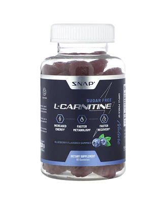 Snap Supplements L-Carnitine Gummies Sugar Free Blueberry