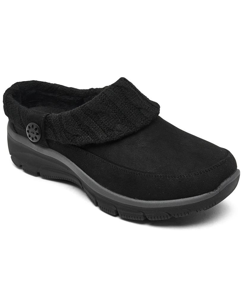 Skechers Women's Relaxed Fit Easy Going - Warm Duet Mule Slippers from Finish Line