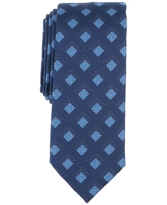 Alfani Men's Vail Square-Pattern Tie, Created for Macy's