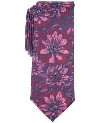 Bar Iii Men's Lawrence Skinny Floral Tie, Created for Macy's