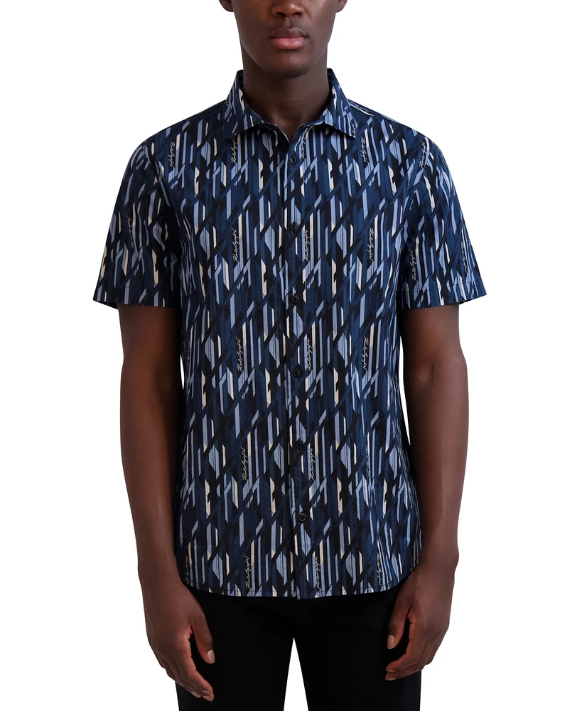 Karl Lagerfeld Paris Men's Abstract Logo Shirt