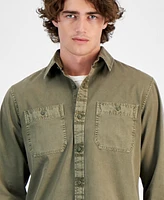 Sun + Stone Men's Long Sleeve Twill Shirt