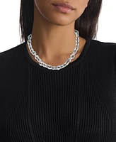 Calvin Klein Stainless Steel Chunky Link 16-1/2" Collar Necklace