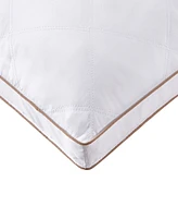 Unikome 2 Piece Diamond Quilted Goose Feather Gusseted Bed Pillows Set