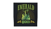 Hybrid Apparel Juniors Trendy Wicked Emerald City Graphic Cropped T-Shirt