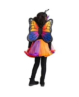 Dress Up America Butterfly Mask Wings Tutu Costume Set Girls