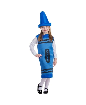 Dress Up America Crayon Tunic & Hat Costume Set - Kids Girls Boys