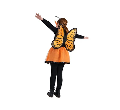 Dress Up America Monarch Butterfly Wing & Tutu Skirt Costume Set - Kids Girls