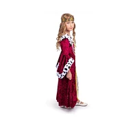 Dress Up America Regal Queen Gown & Crown Costume Set