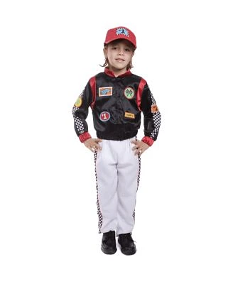 Dress Up America Race Car Driver Costume Set Toddlers Boys Girls