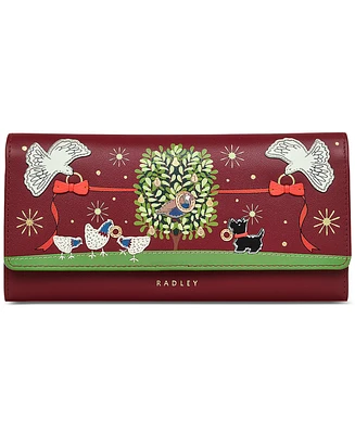 Radley London Twelve Days of Christmas Large Leather Flapover Wallet