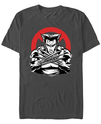 Fifth Sun Mens Marvel Xmen Wolverine Anime Short Sleeve T-Shirt