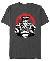 Fifth Sun Mens Marvel Xmen Wolverine Anime Short Sleeve T-Shirt