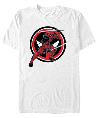 Fifth Sun Men's Deadpool Ready To Fight Short Sleeve T-Shirt