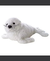 Aurora Small Harp Seal Mini Flopsie Adorable Plush Toy White 8"