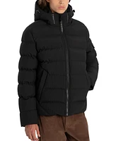 Point Zero Men's Raised Plisse Puffer Jacket