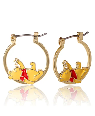 Disney Winnie The Pooh Hoop Earrings