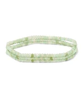 Bling Jewelry Natural Seed Beads Stretch Bracelet Set Of 3 Strands