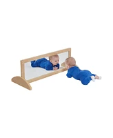 ECR4Kids Toddler Single-Sided Bi-Directional Mirror, Natural