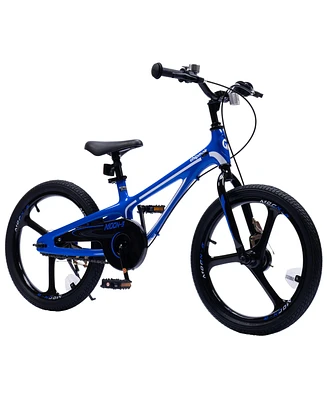 RoyalBaby Moon-5 18" Magnesium Kids Bicycle w/Dual Hand Brakes & Kickstand, Blue