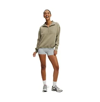 Cotton On Women's Plush Essential Half Zip Jumper