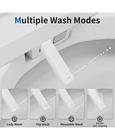 Lalahoo Smart Toilet Bidet with Tank Built in, Auto Open/Close, Heated Seat, Automatic Flush Bidet Toilet,Night Light, Elongated Japanese Toilets for