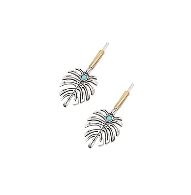 Sohi Women's Palm Drop Earrings