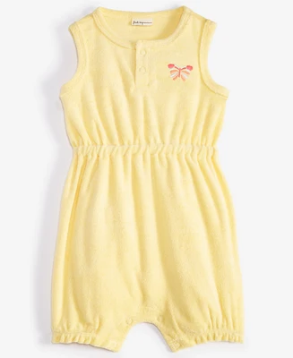 First Impressions Baby Girls Terry Cloth Embroidered Butterfly Sunsuit, Created for Macy's