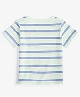 First Impressions Baby Boys Short-Sleeve Striped T-Shirt, Created for Macy's