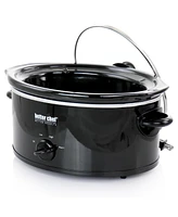 Better Chef 3 Quart Round Slow Cooker with Removable Stoneware Crock