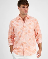 Tommy Bahama Men's Digital Palms Regular-Fit Printed Button-Down Shirt