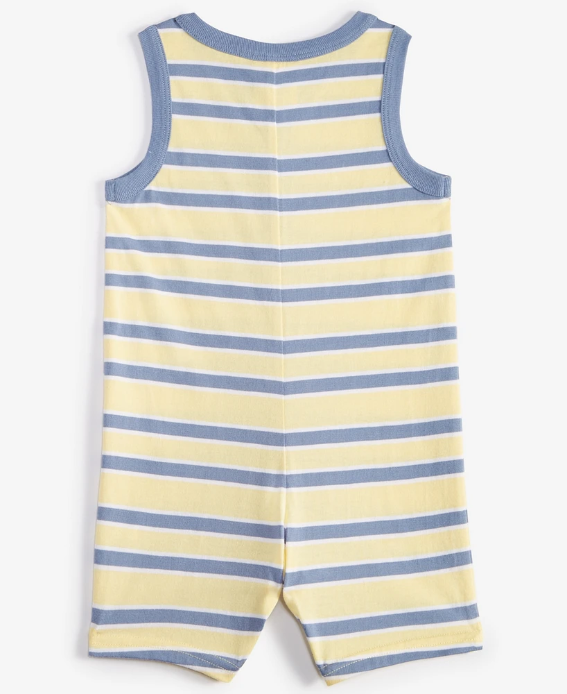 First Impressions Baby Boys Striped Sunsuit, Created for Macy's