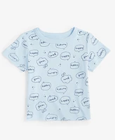 First Impressions Baby Boys Short-Sleeve Word Bubble Printed T-Shirt, Created for Macy's