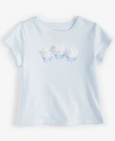 First Impressions Baby Girls Short-Sleeve 3D-Flowers Graphic T-Shirt, Exclusively at Macy's