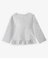 First Impressions Baby Girls Long-Sleeve Nordic Embroidery T-Shirt, Created for Macy's