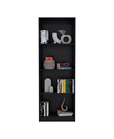 Depot E-Shop Vinton Bookcase with Spacious Tier-Shelving Design