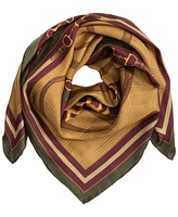 Lauren Ralph Lauren Belting Motif and Glen Plaid Square Scarf