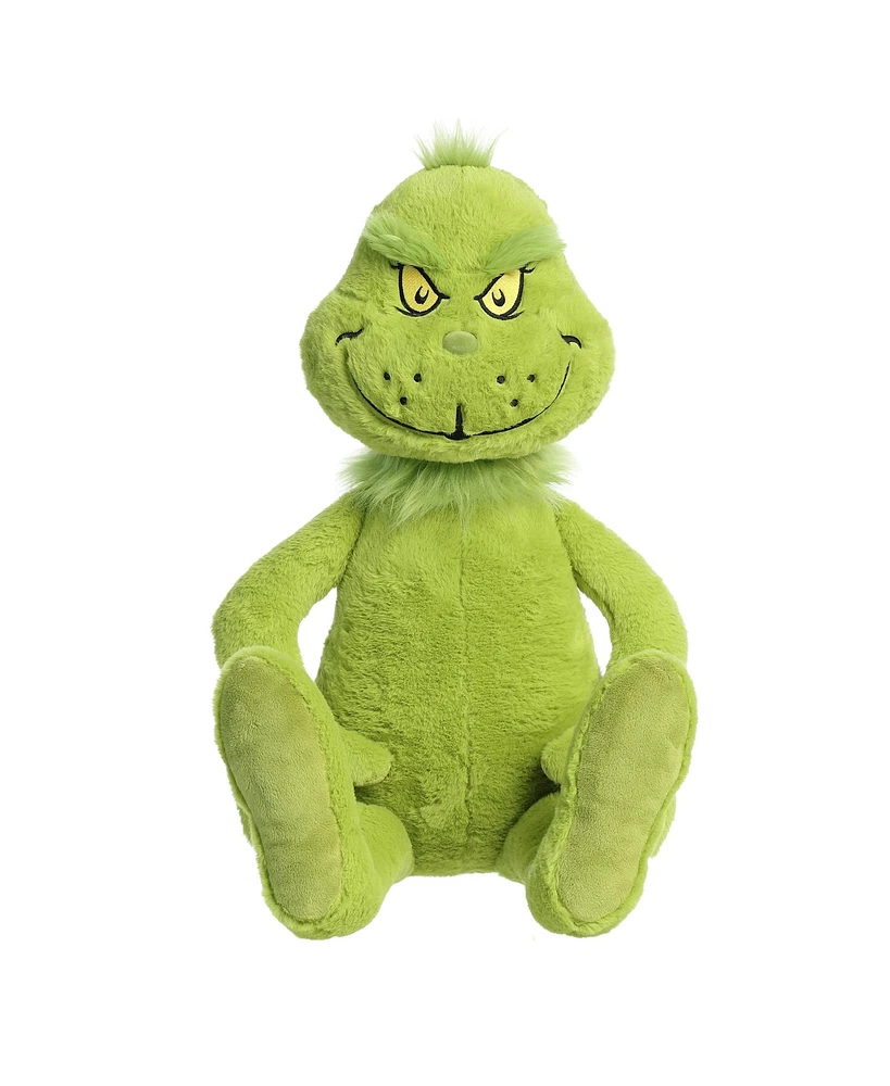 Aurora X-Large Jumbo Grinch Dr. Seuss Whimsical Plush Toy Green 33"