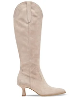 Dolce Vita Women's Ariana Tall Western Kitten-Heel Boots