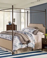 Hillsdale 52" Metal McArthur King Canopy Bed