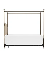 Hillsdale 52" Metal McArthur Queen Bed