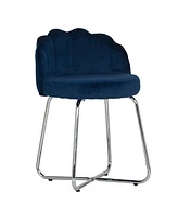 Hillsdale 25.25" Metal Catalina Vanity Stool