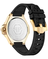 Philipp Plein Women's Lady Royal Crystal Silicone Strap Watch 39mm