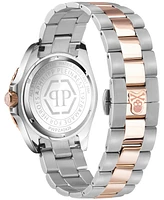 Philipp Plein Men's Gmt Two-Tone Stainless Steel Bracelet Watch 44mm