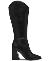 Wild Pair Tati Wide-Calf Stacked-Heel Boots, Created for Macy's