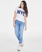 On 34th Women's Short-Sleeve Nyc Graphic T-Shirt, Created for Macy's