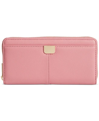 On 34th Angii Zip Around Solid Wallet, Created for Macy's