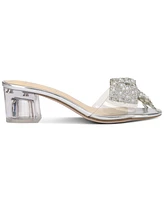 Jessica Simpson Women's Irrone Embellished Bow Block-Heel Sandals